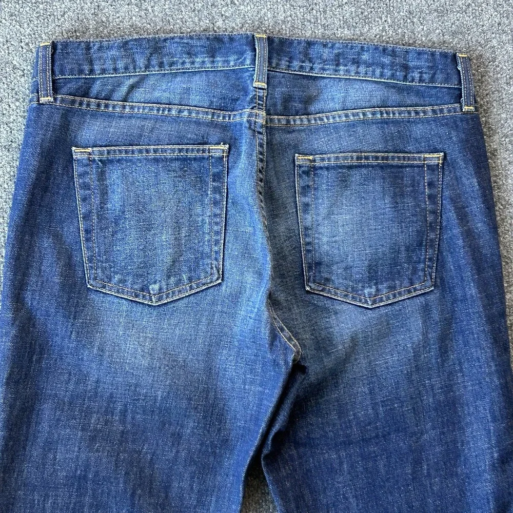 JCrew  Jeans Womens 32S Boot Cut Medium Wash Stretch Denim USA‎ Made 34x30 New